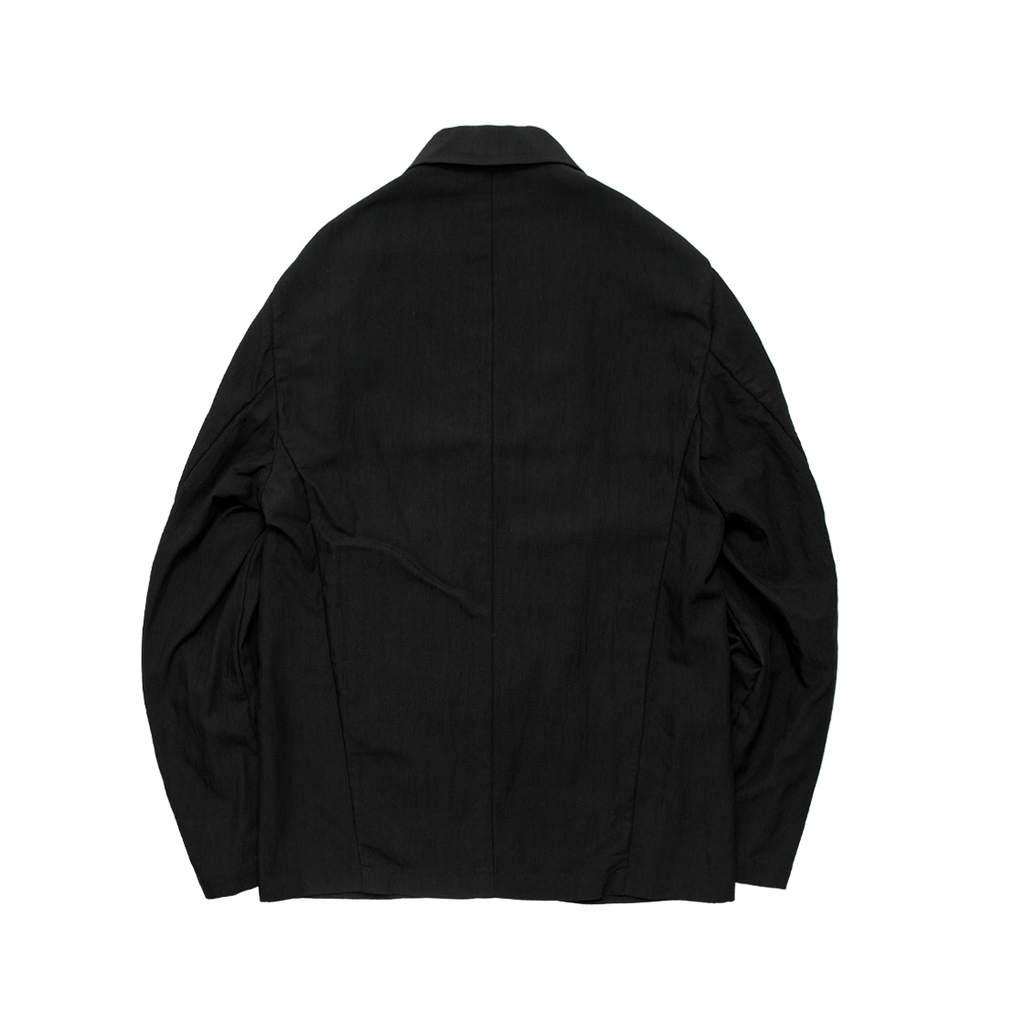 Polyteru - 3 Button Blazer Jacket (Black) product image 2 | TRAB K-Fashion Australia