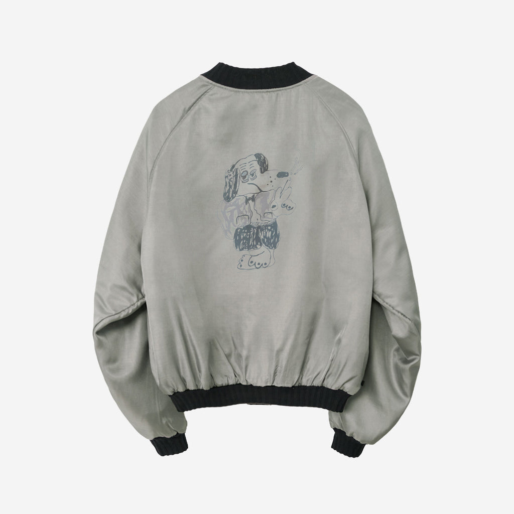 Polyteru - HANK Velvet Souvenir Jacket (Brown) product image 4 | TRAB K-Fashion Australia