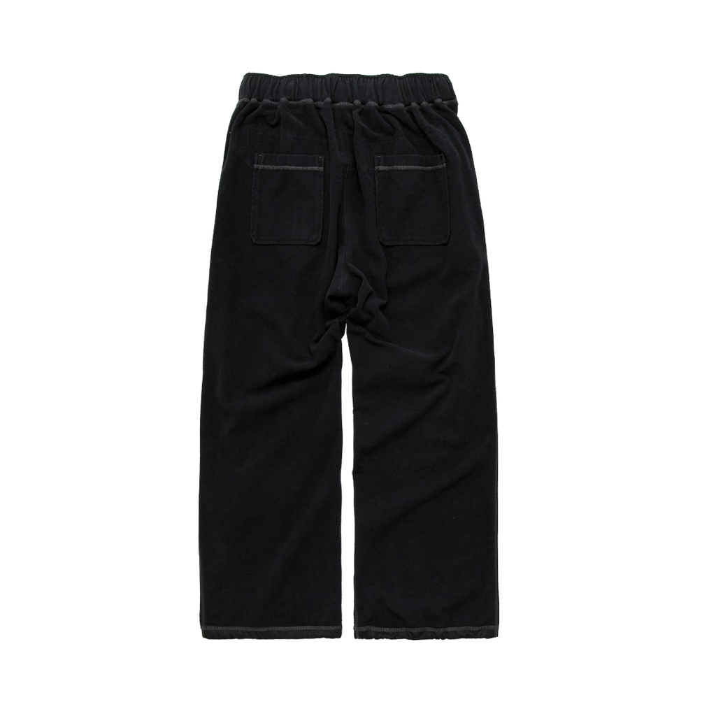 Polyteru - Cover Stitch Sweat Pants (Black) product image 2 | TRAB K-Fashion Australia