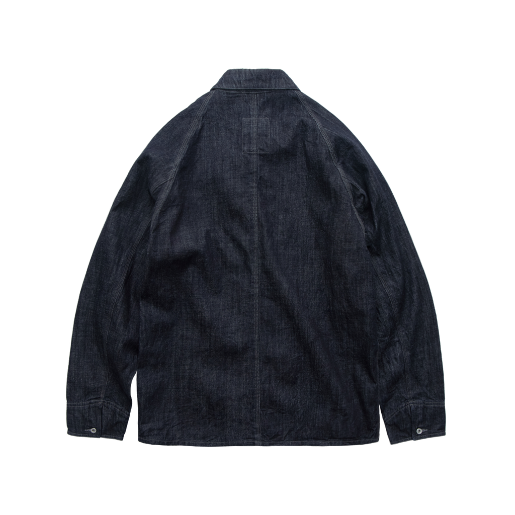 Polyteru - Denim Coverall Jacket (Indigo) product image 2 | TRAB K-Fashion Australia