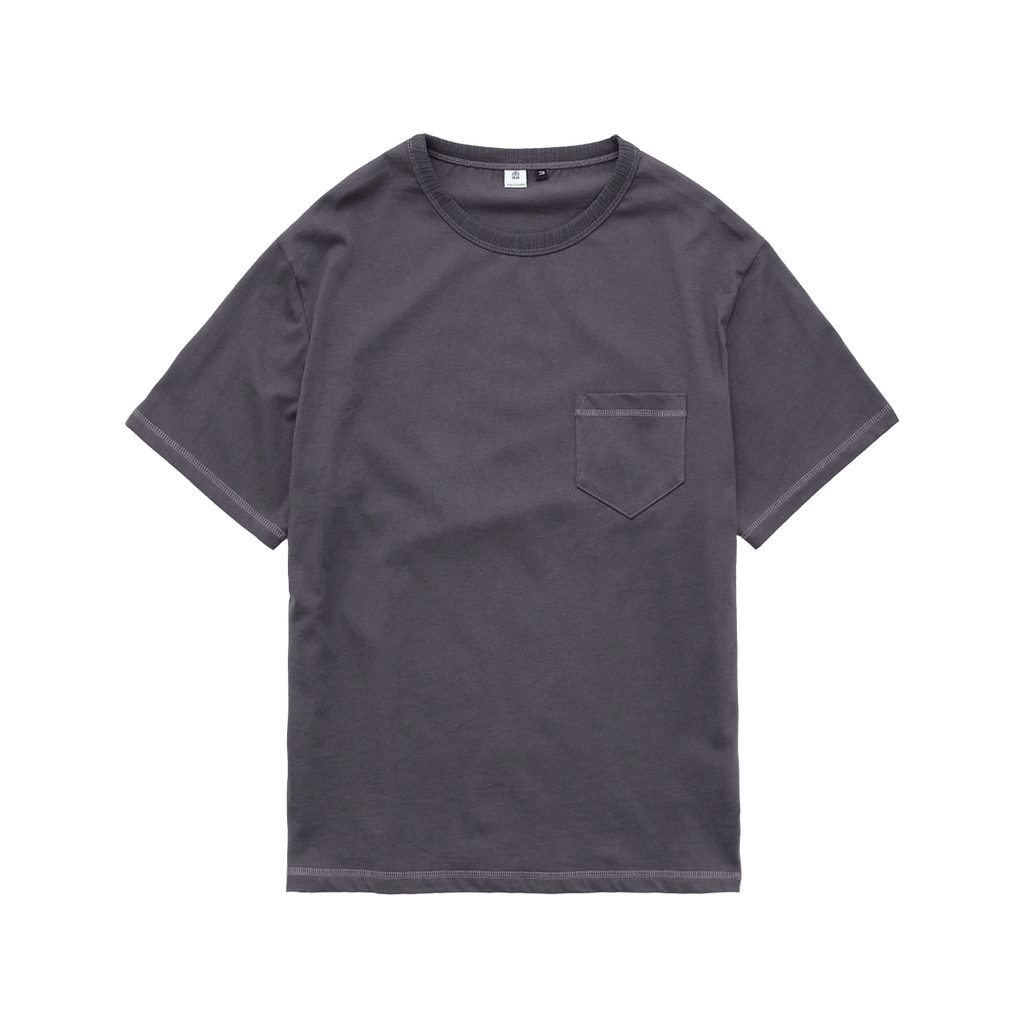Polyteru - Stitched Pocket Tee (Purple Charcoal) product image 1 | TRAB K-Fashion Australia