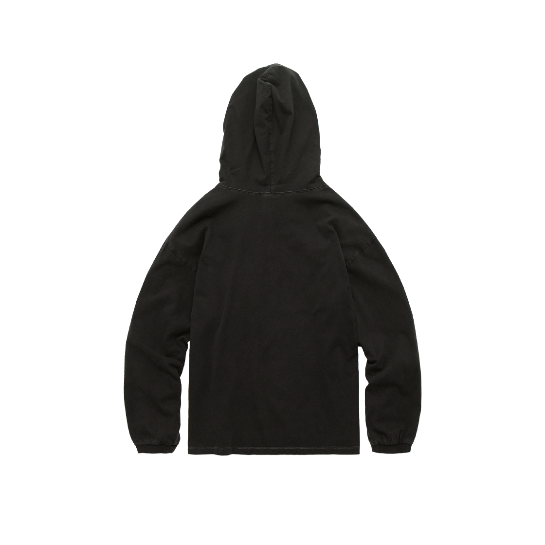 Polyteru - Graphic Hooded Long Sleeves (Holy Charcoal) product image 2 | TRAB K-Fashion Australia