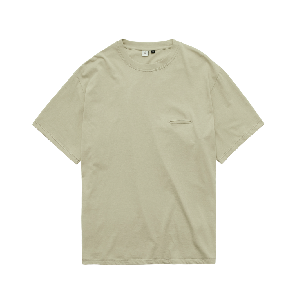 Polyteru - Slash Cut T-Shirt (Sage Lemon) product image 1 | TRAB K-Fashion Australia