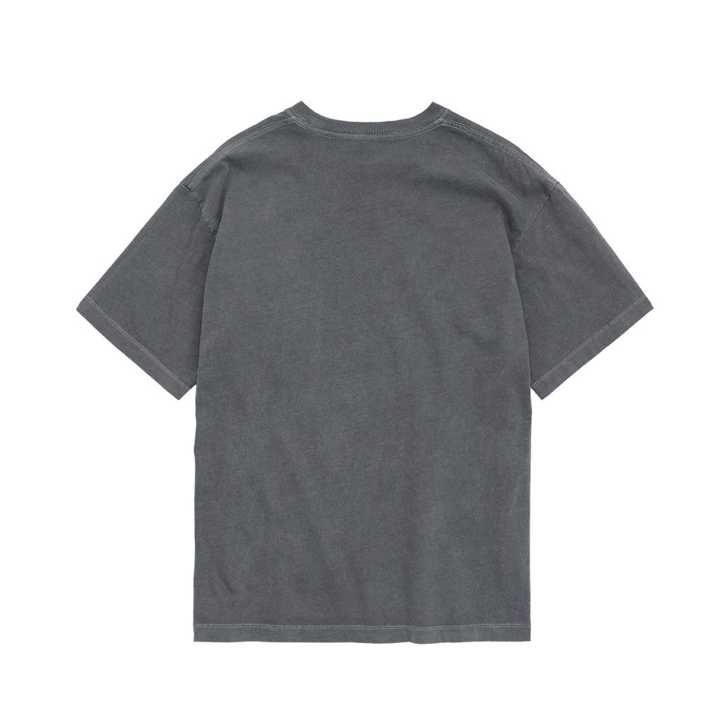 Polyteru - HANK Sad Skull 1/2 Tee (Charcoal) product image 2 | TRAB K-Fashion Australia