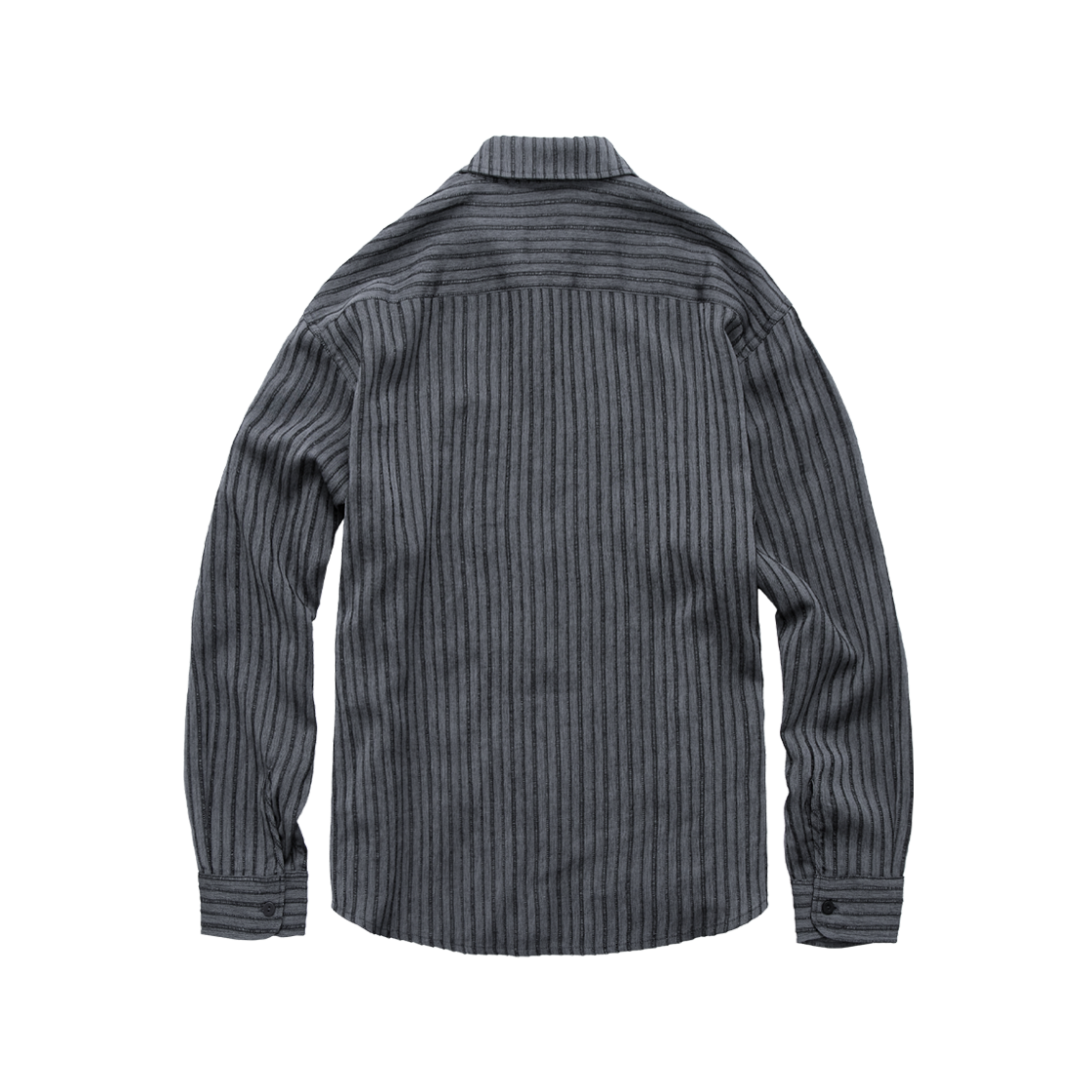 Polyteru - Loosed Striped Shirts (Charcoal) product image 2 | TRAB K-Fashion Australia
