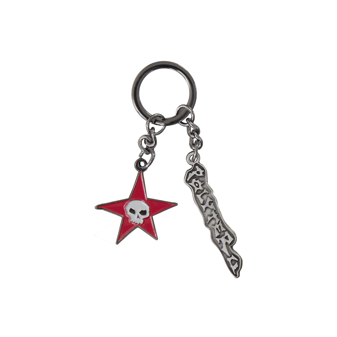 Polyteru - HANK Key Ring 004 Red (Star Skull) product image 1 | TRAB K-Fashion Australia