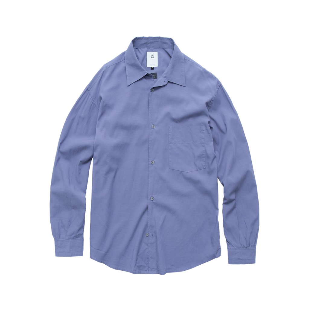 Polyteru - Loosed Tenco Shirts 2.0 (Washed Blue) product image 1 | TRAB K-Fashion Australia