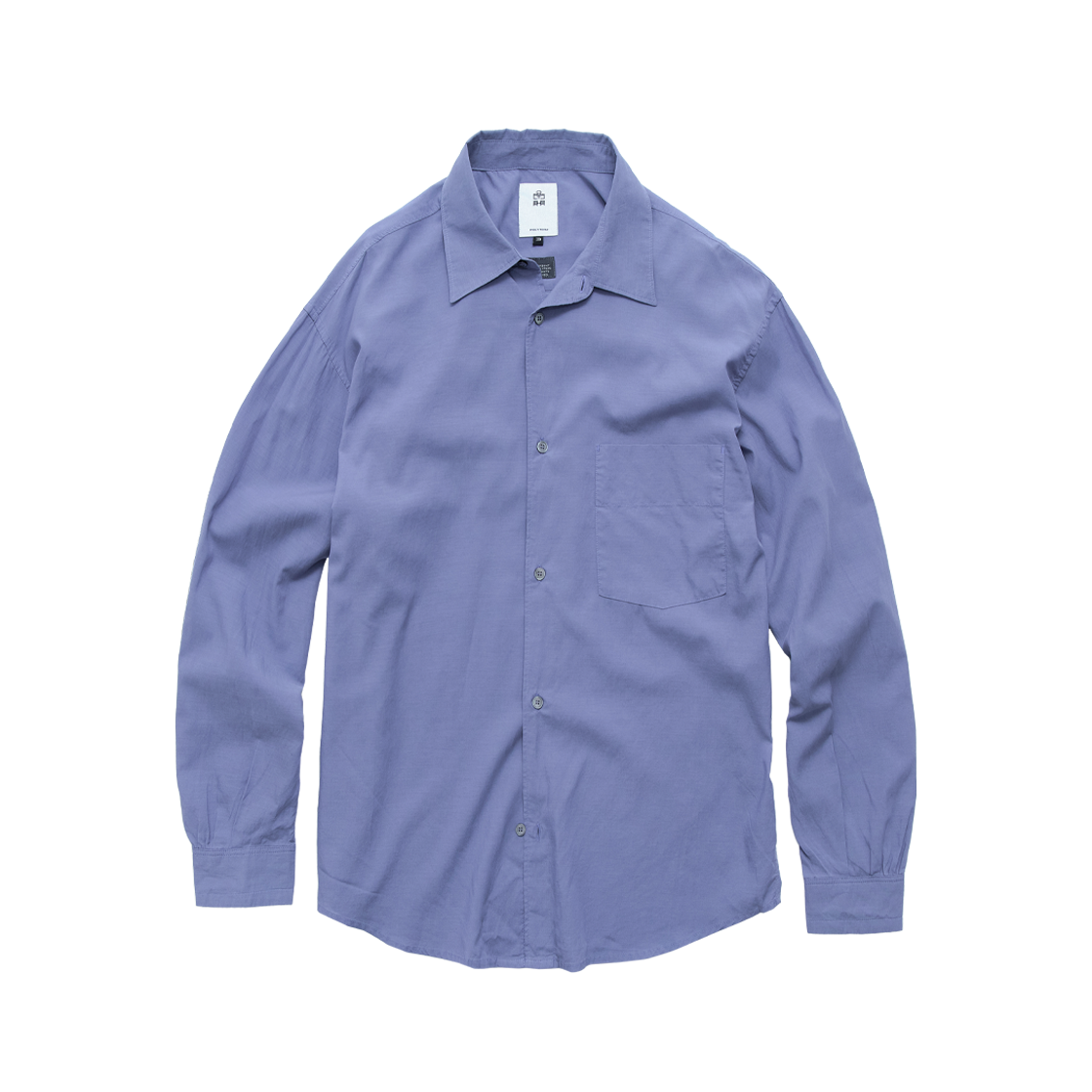 Polyteru - Loosed Tenco Shirts 2.0 (Washed Blue) product image 1 | TRAB K-Fashion Australia