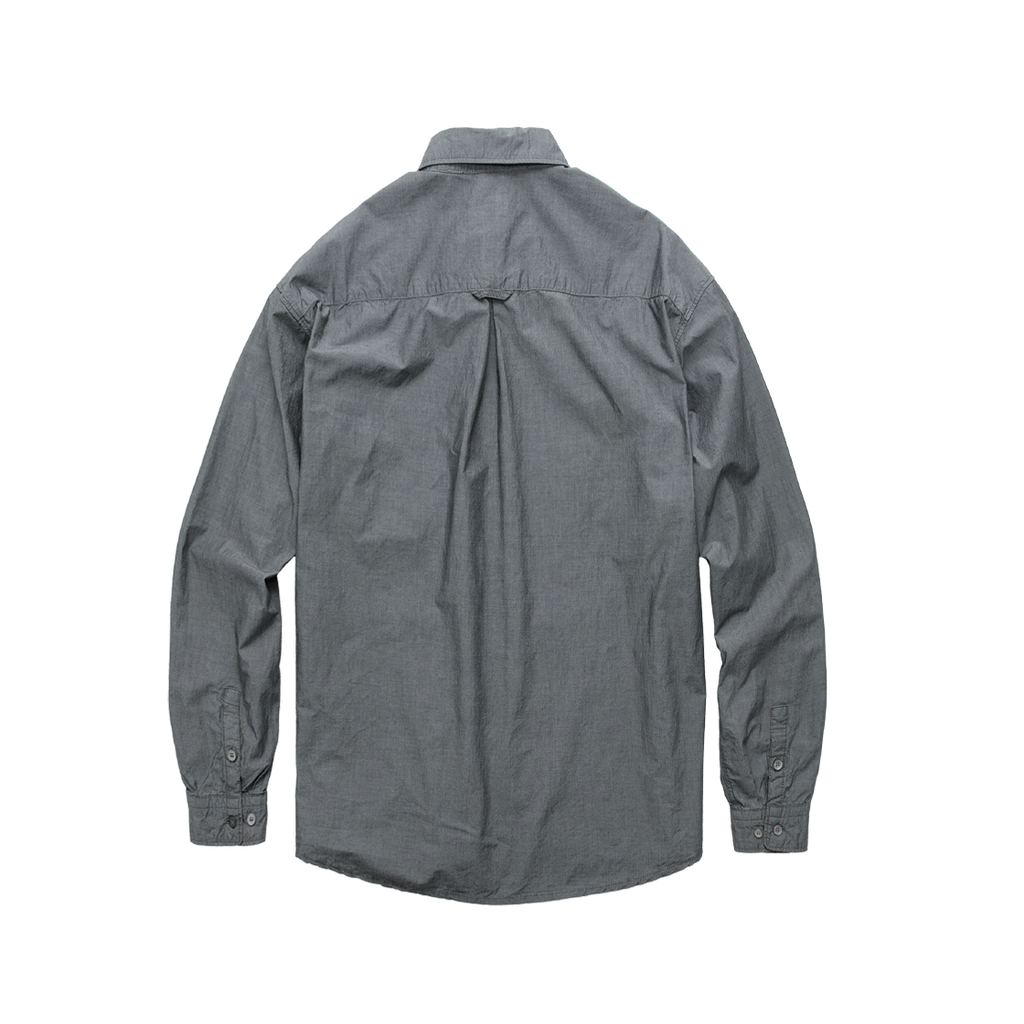 Polyteru - 2 Pocket Work Shirts (Dark Gray) product image 2 | TRAB K-Fashion Australia