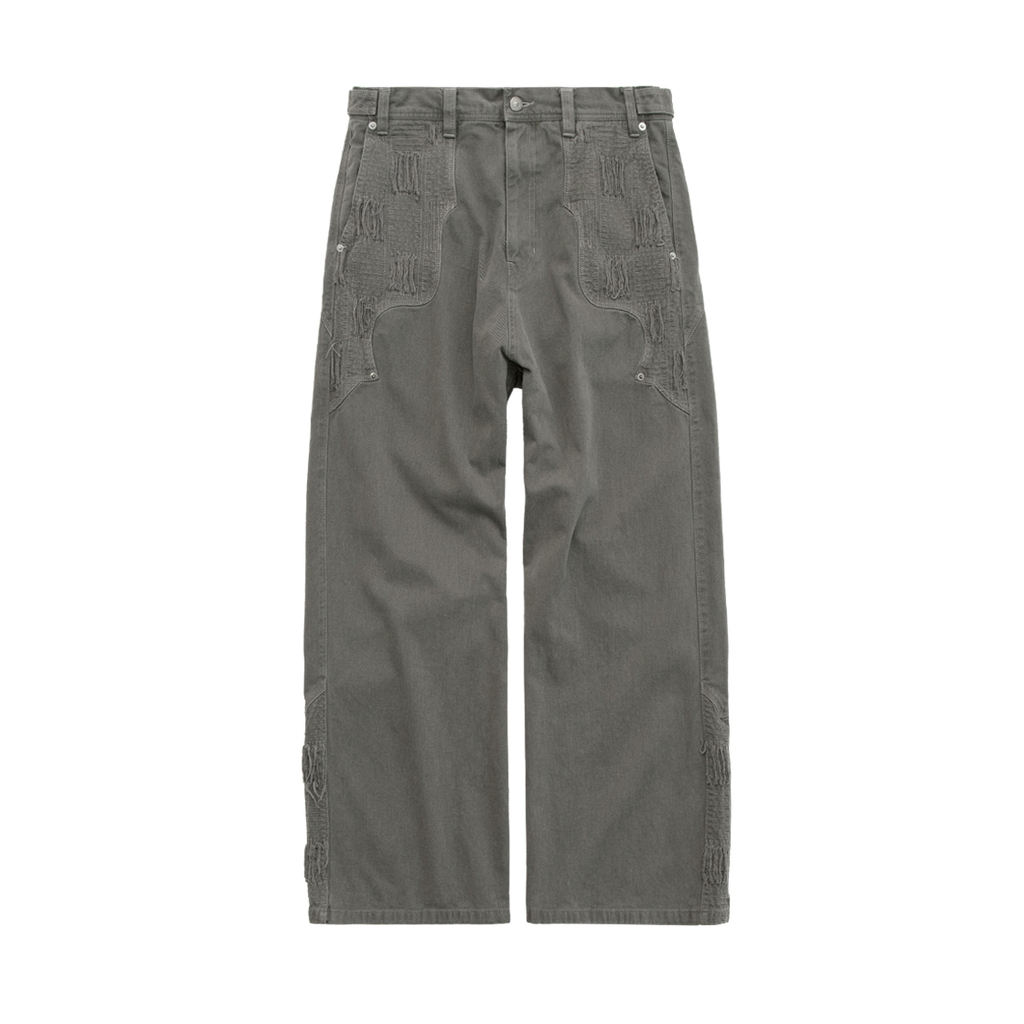 Polyteru - 1011 Western Boro Pants (Gray) product image 1 | TRAB K-Fashion Australia