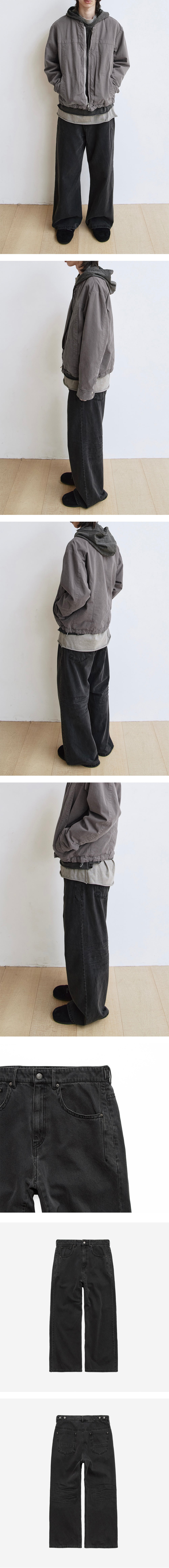 Polyteru - Loosed Uncoated (Jean Charcoal) product image 3 | TRAB K-Fashion Australia