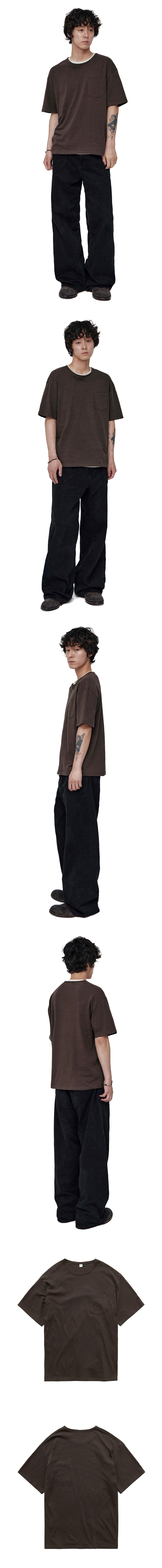 Polyteru - Tenjiku Pocket (T-Shirt Brown) product image 3 | TRAB K-Fashion Australia