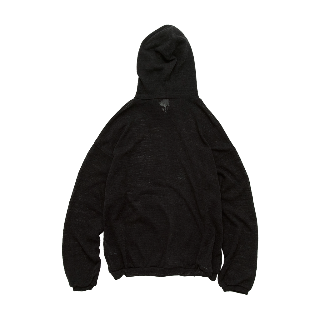 Polyteru - Net Zip Hoodie (Black) product image 2 | TRAB K-Fashion Australia