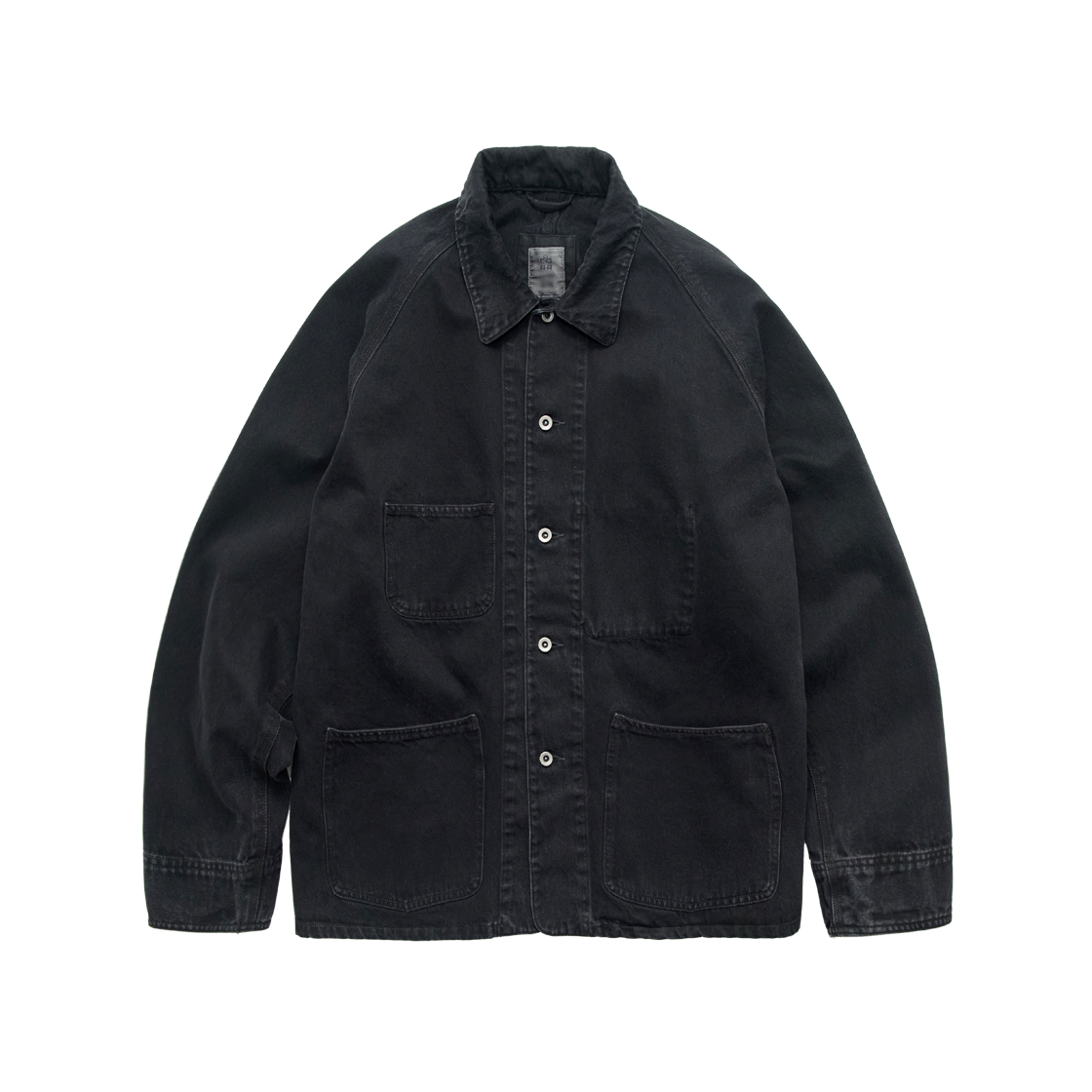 Polyteru - Denim Coverall Jacket (Washed Black) product image 1 | TRAB K-Fashion Australia