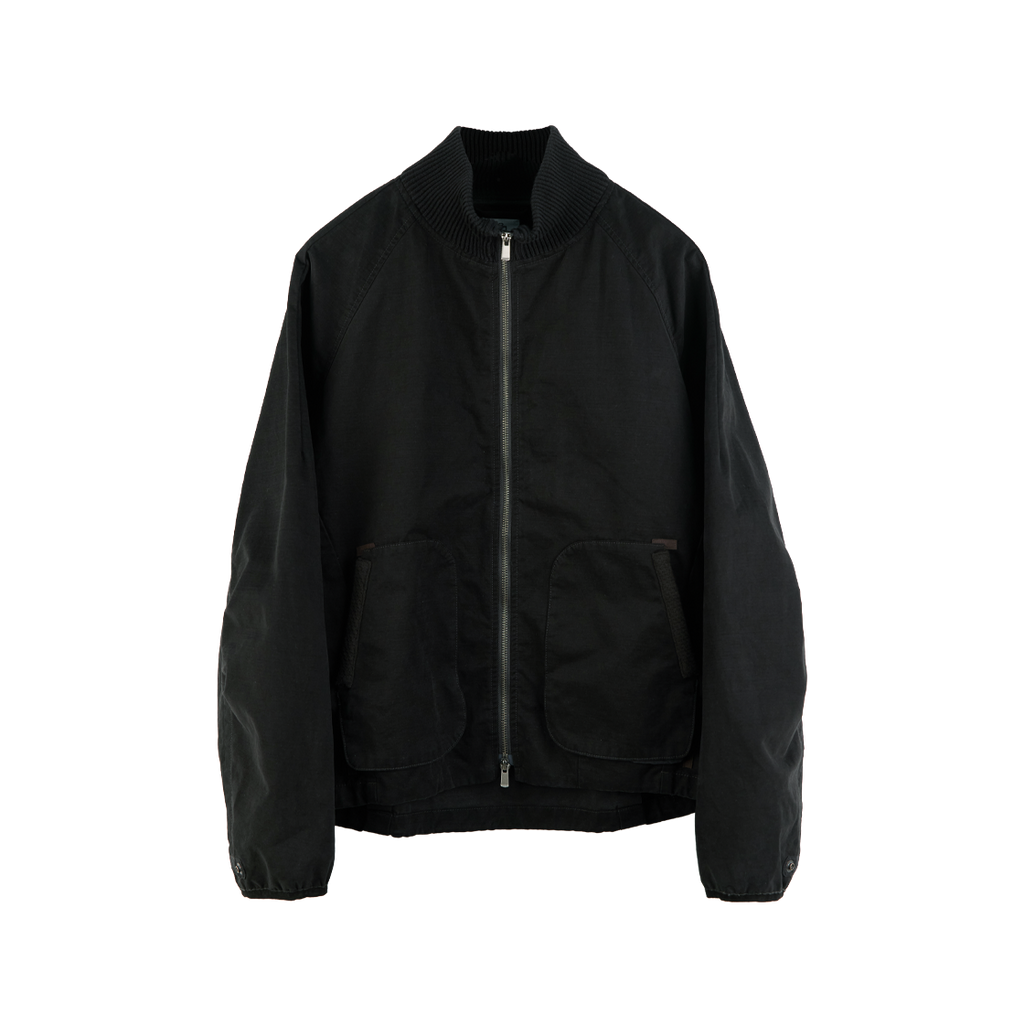 Polyteru - Rib Jacket (Black) product image 1 | TRAB K-Fashion Australia