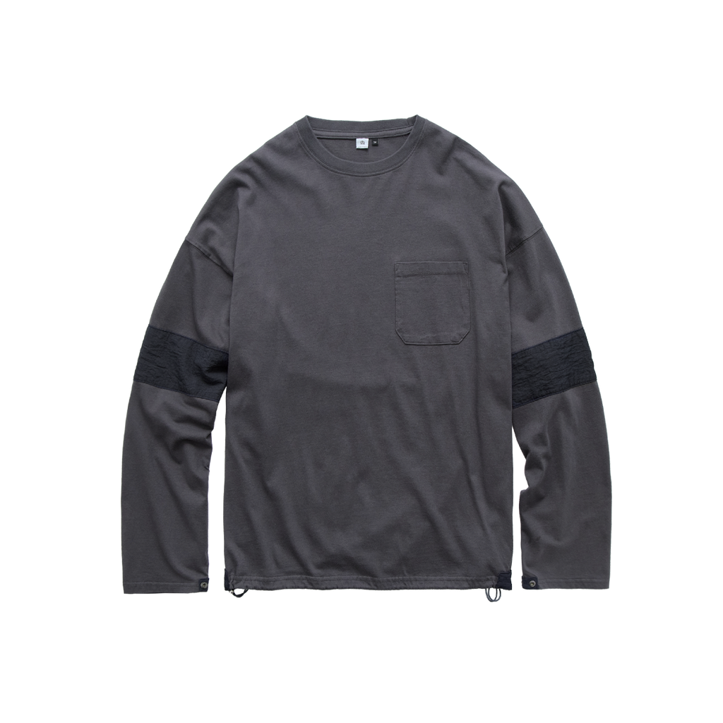 Polyteru - Boarder Long Sleeves (Purple Navy) product image 1 | TRAB K-Fashion Australia