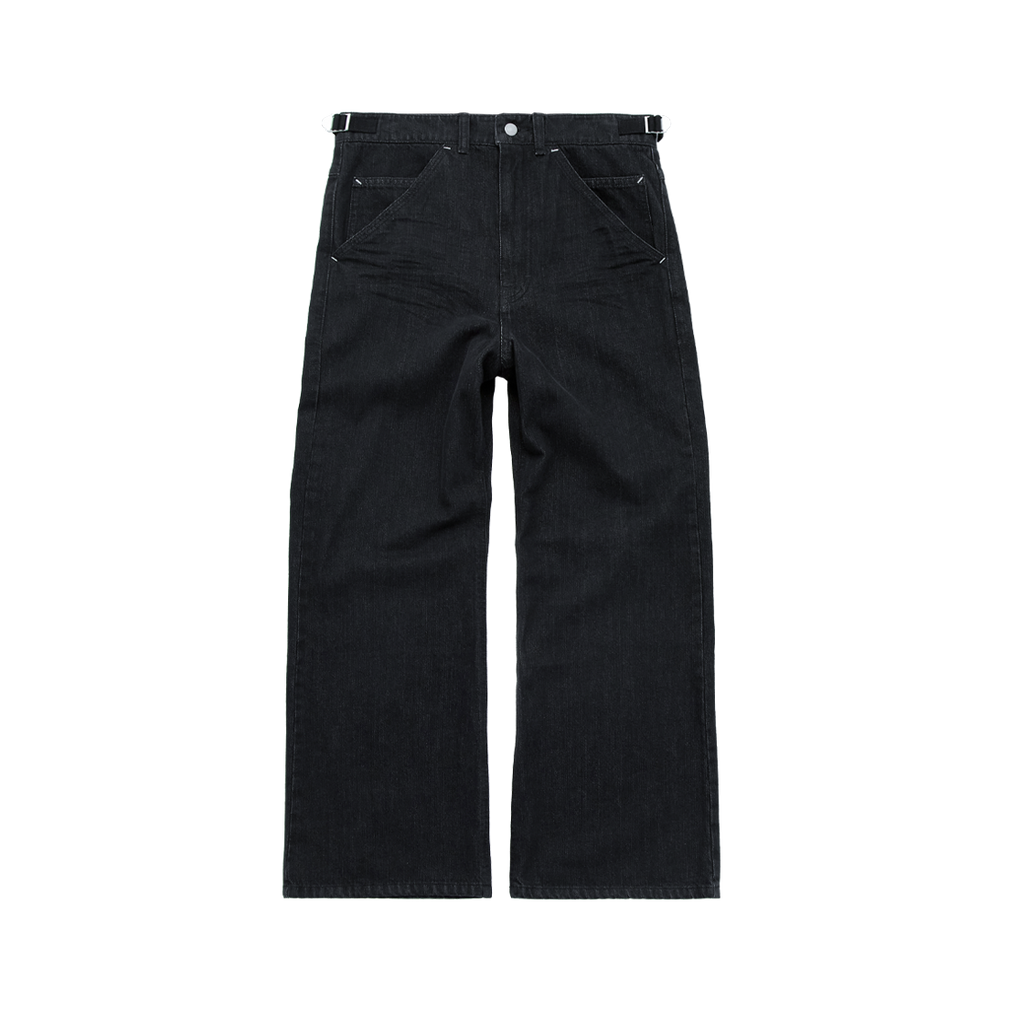 Polyteru - Aged Capenter Denim Pants (Washed Black) product image 1 | TRAB K-Fashion Australia