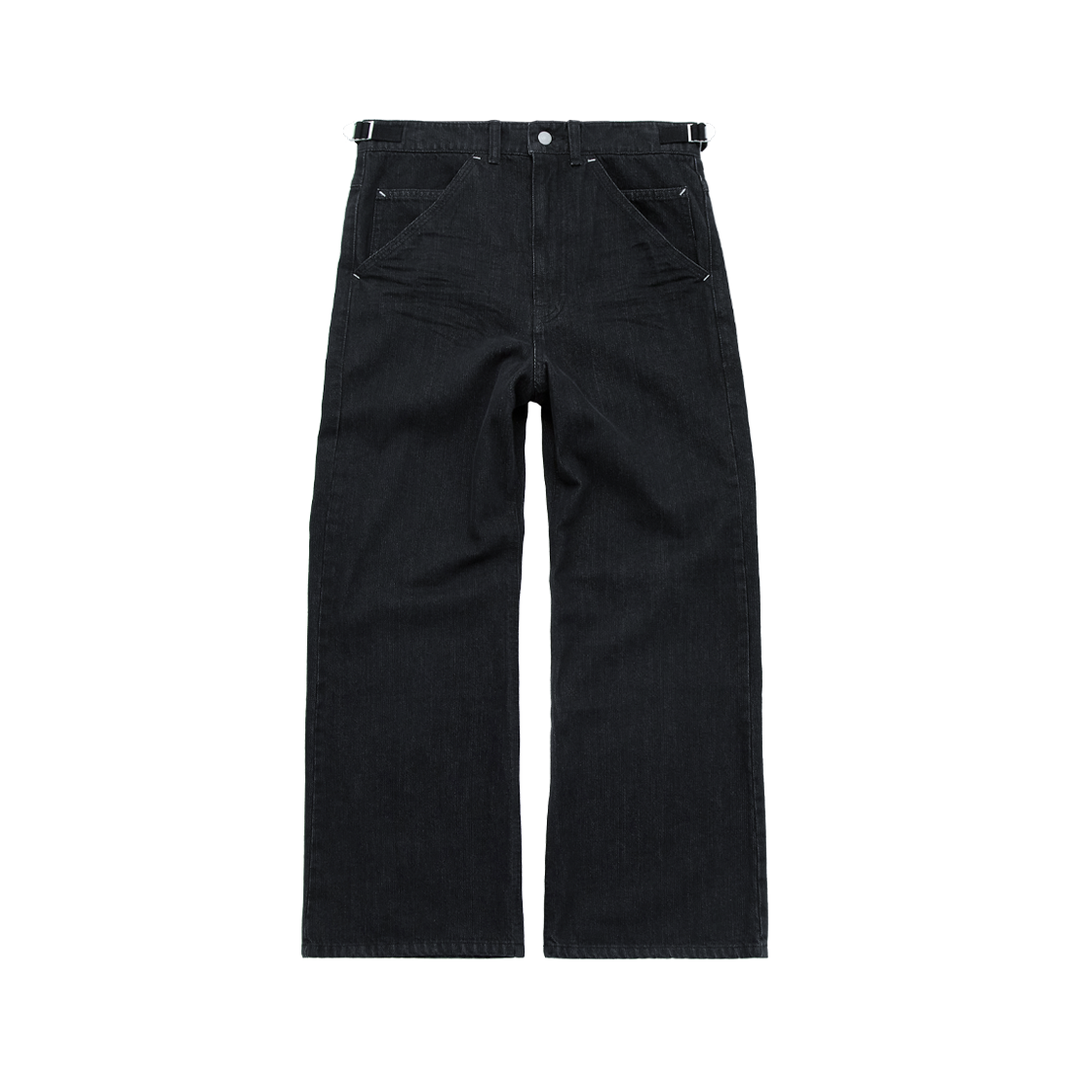 Polyteru - Aged Capenter Denim Pants (Washed Black) product image 1 | TRAB K-Fashion Australia