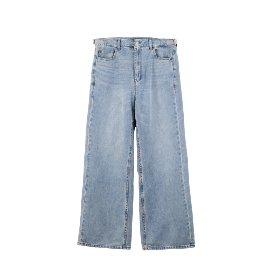 Polyteru - Uncle Cut Denim Jeans Washed (Light Blue) product image 1 | TRAB K-Fashion Australia