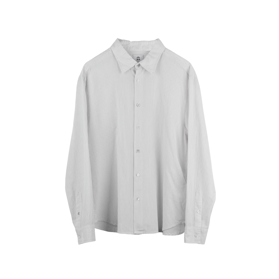 Polyteru - Striped Shirt (White) product image 1 | TRAB K-Fashion Australia