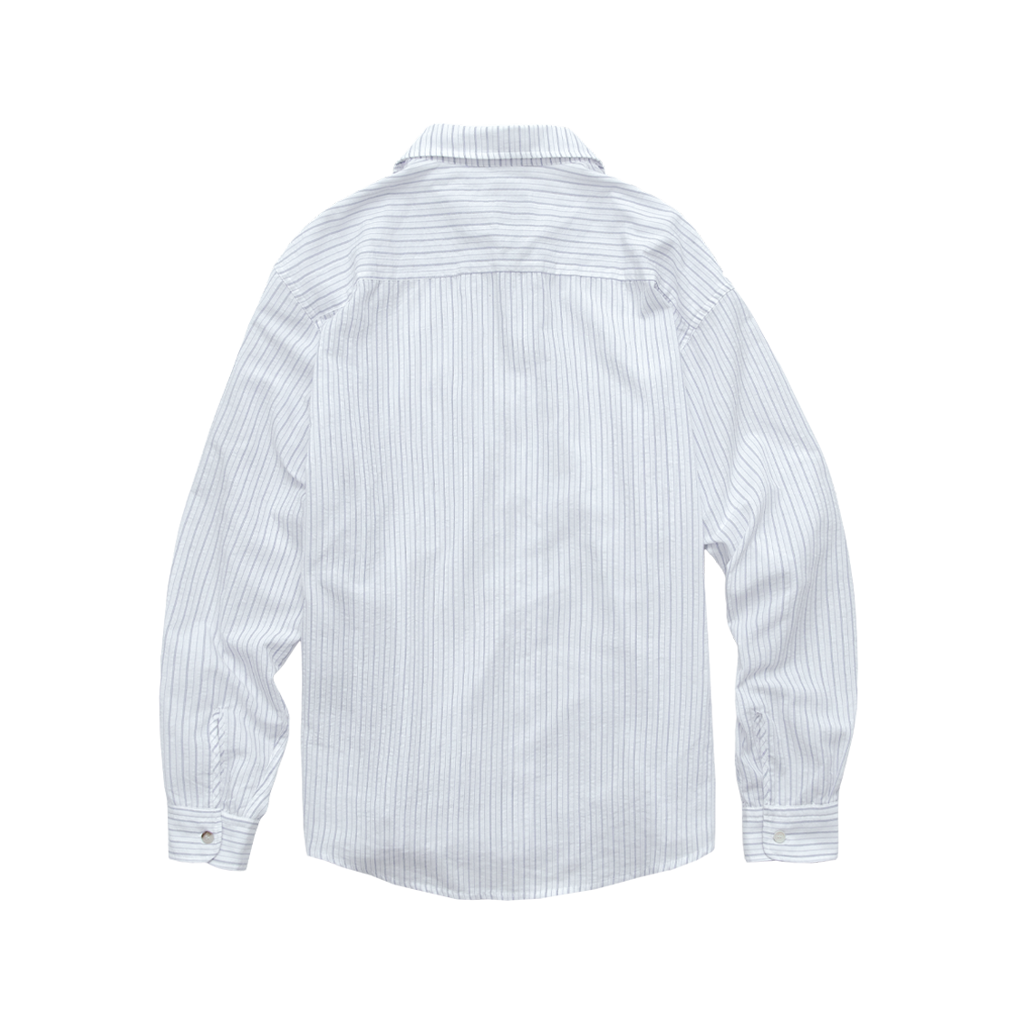 Polyteru - Loosed Striped Shirts (Washed White) product image 2 | TRAB K-Fashion Australia