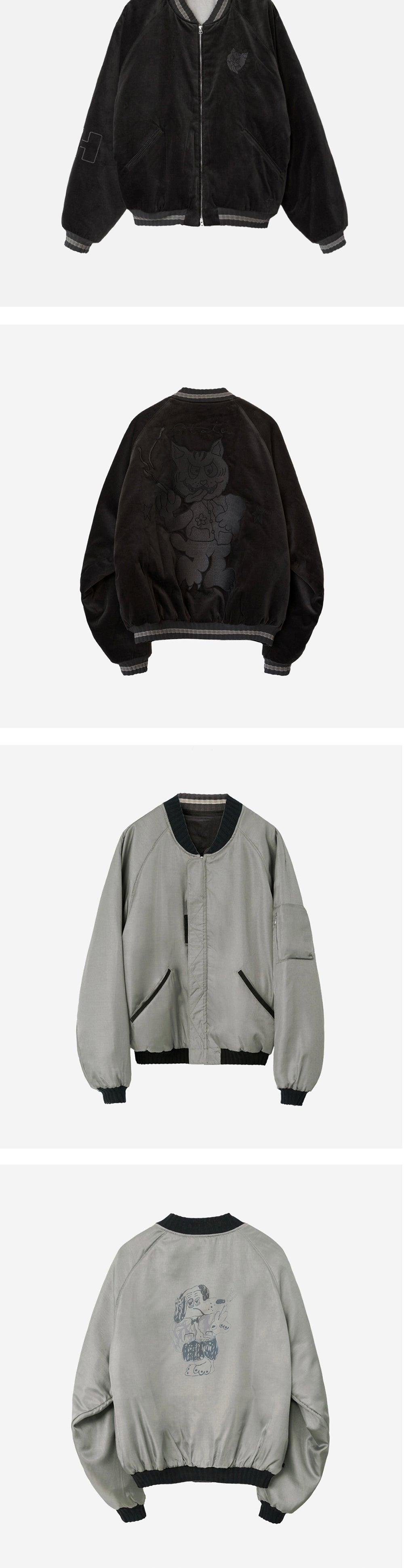 Polyteru - HANK Velvet Souvenir Jacket (Brown) product image 8 | TRAB K-Fashion Australia