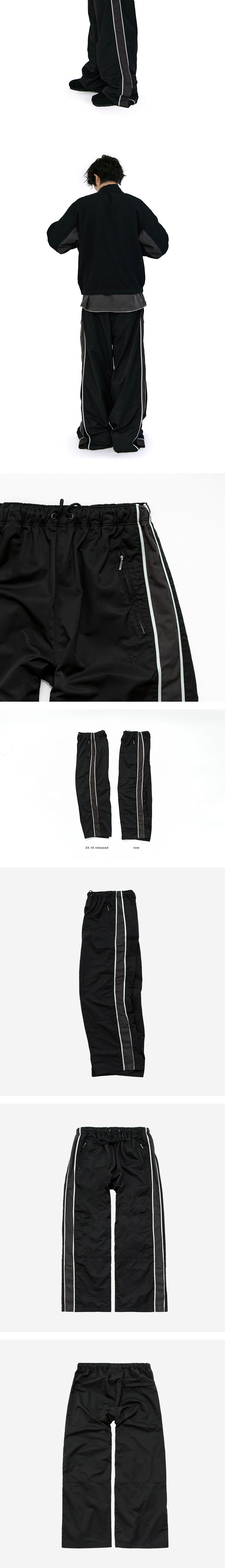 Polyteru - 1011 Nylon Track Pants (Sport Black) product image 5 | TRAB K-Fashion Australia