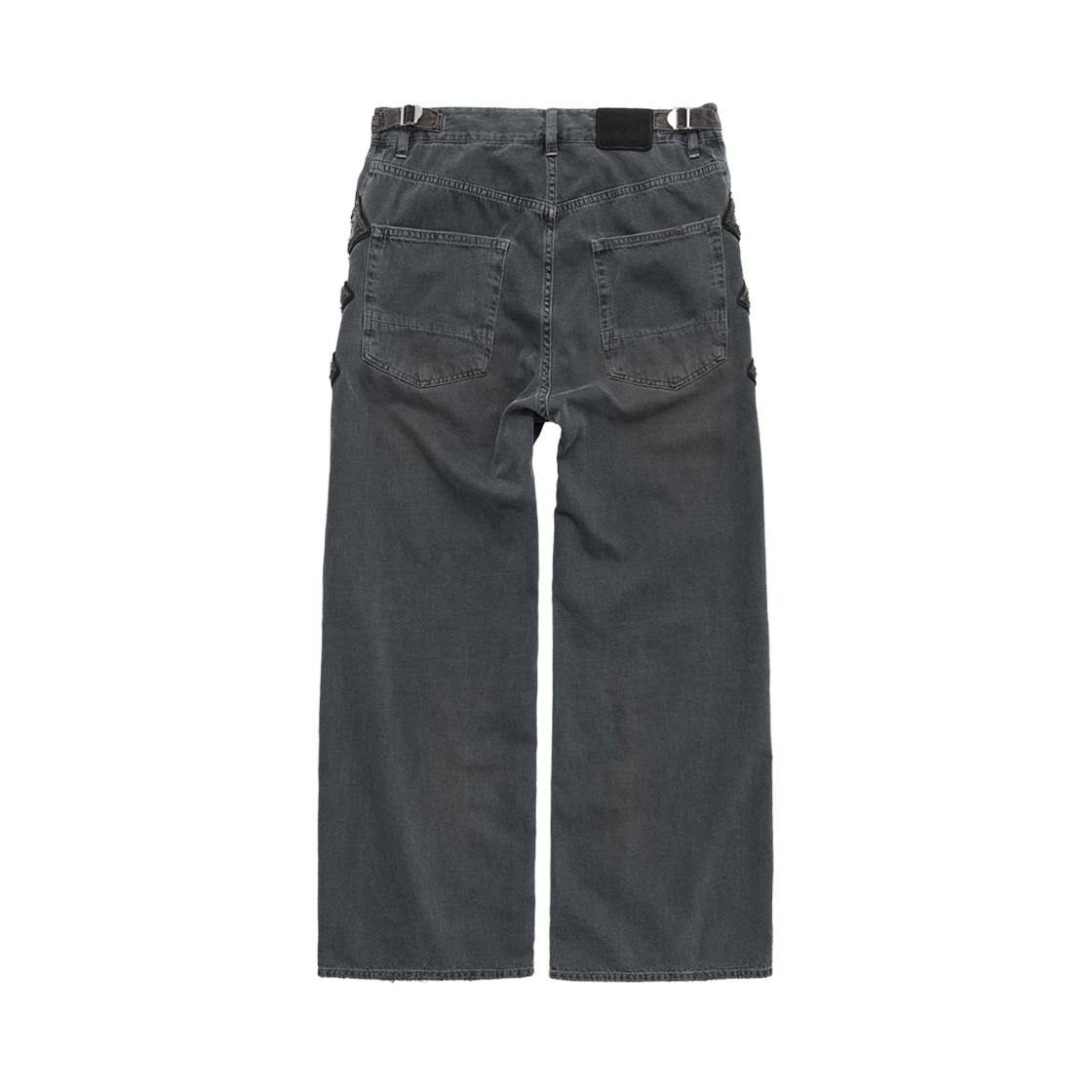 Polyteru - HANK Narrow Gosima Denim Pants (Blue Charcoal) product image 2 | TRAB K-Fashion Australia