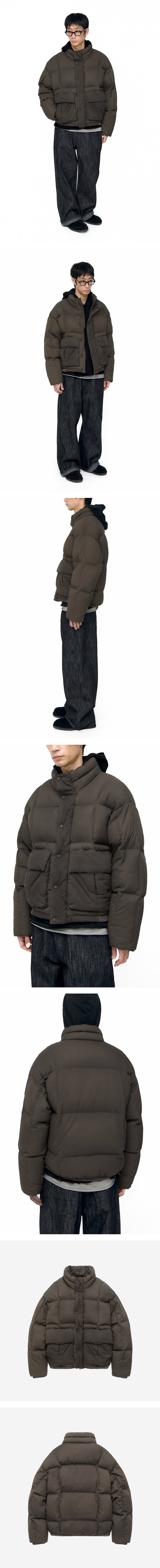 Polyteru - Volume Down Puffer Jacket (Mocha) product image 3 | TRAB K-Fashion Australia