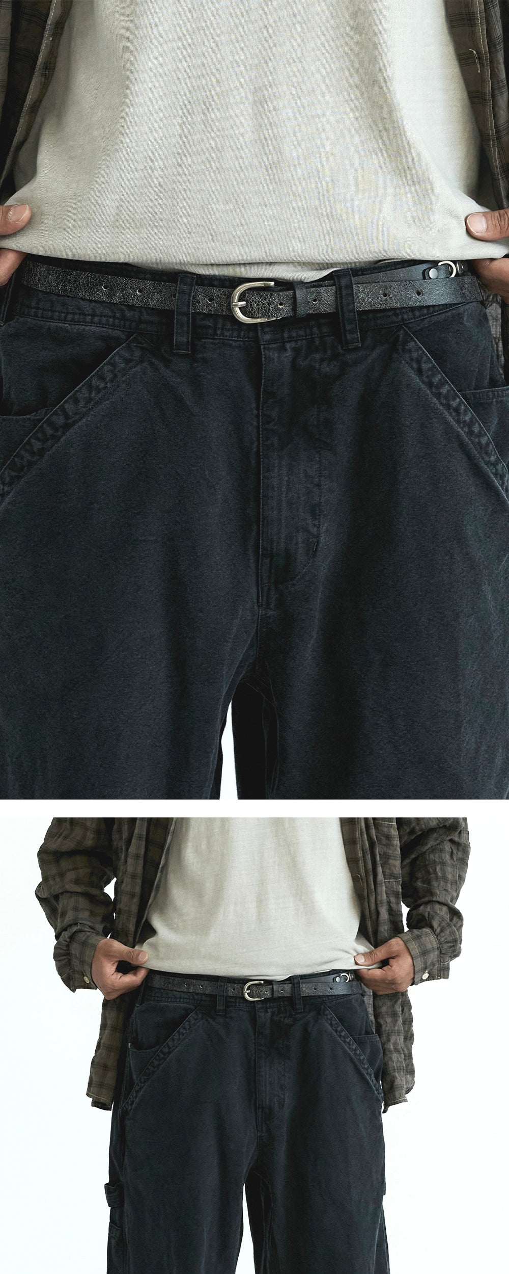 Polyteru - Leather Belt Black 001 (Plain) product image 2 | TRAB K-Fashion Australia