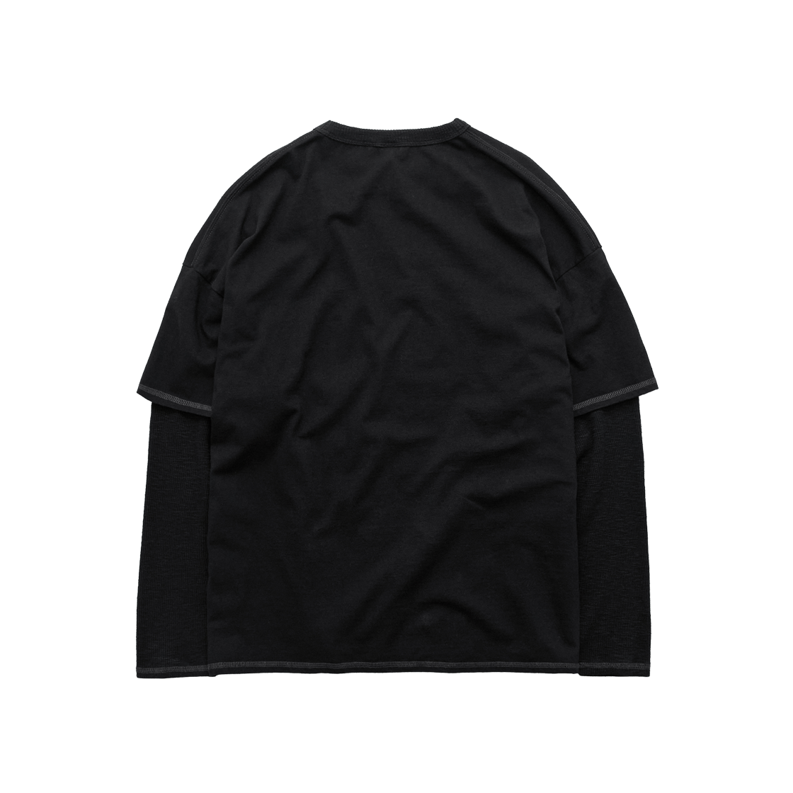 Polyteru - Layered Long Sleeves (Black) product image 2 | TRAB K-Fashion Australia