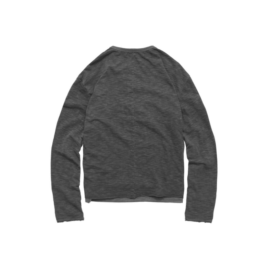 Polyteru - Henley Neck Long Sleeves (Charcoal) product image 2 | TRAB K-Fashion Australia