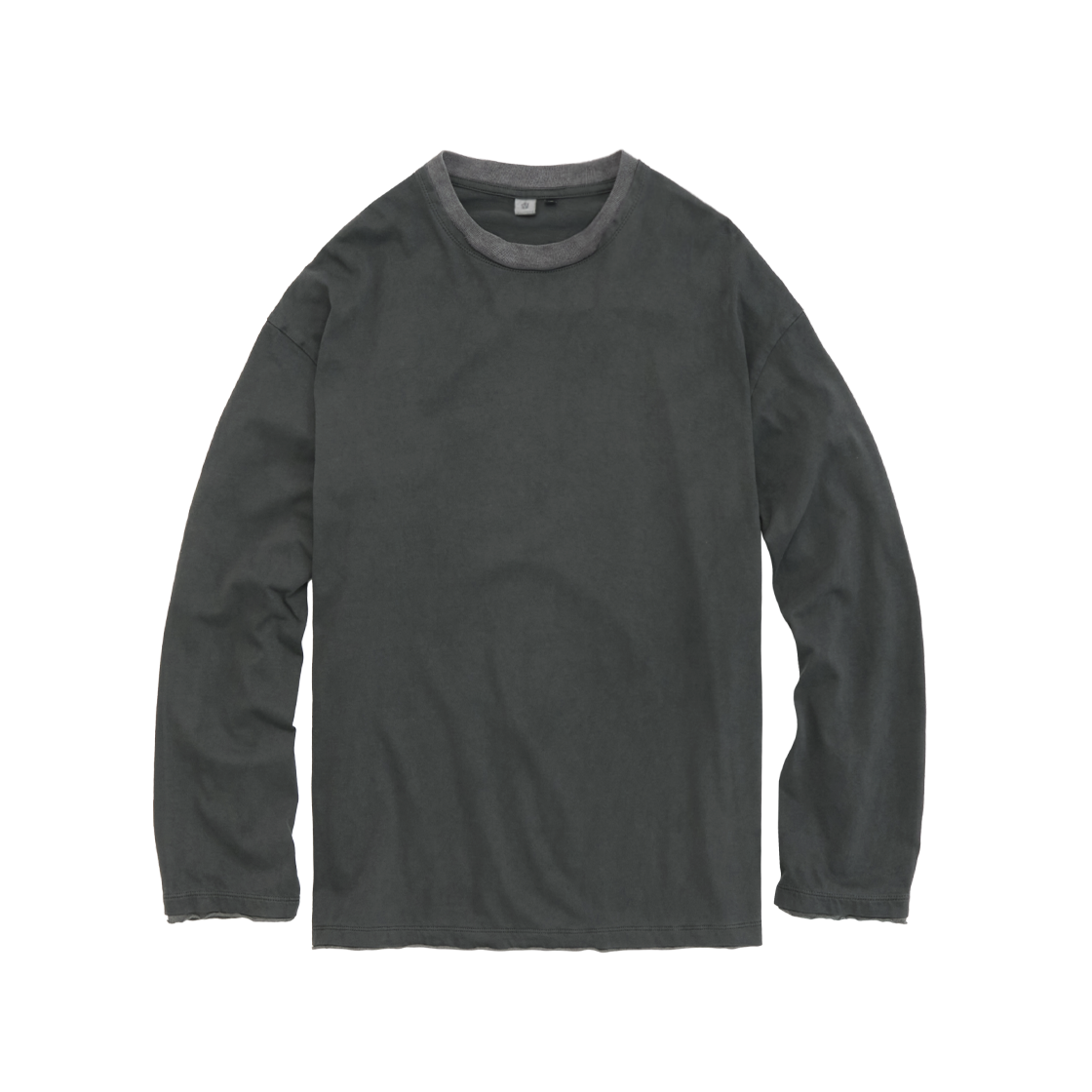 Polyteru - Layered Long Sleeves Green + (Gray) product image 1 | TRAB K-Fashion Australia
