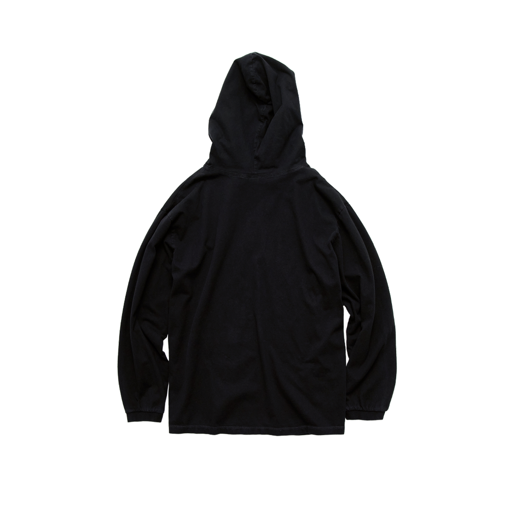 Polyteru - Graphic Hooded Long Sleeves 4 (Frame Black) product image 2 | TRAB K-Fashion Australia