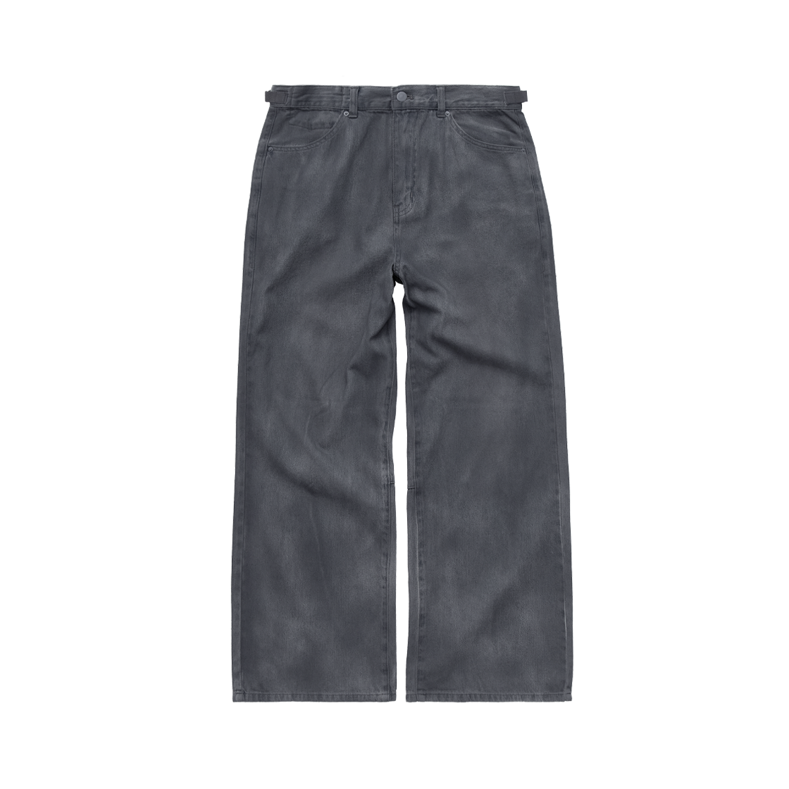 Polyteru - Coated Gosima Denim Pants (Blue) product image 1 | TRAB K-Fashion Australia