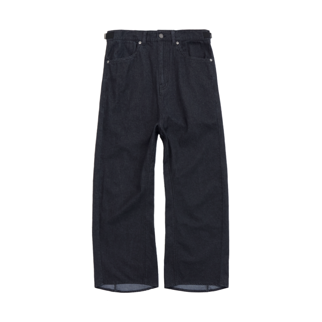 Polyteru - Curved Denim Pants (Indigo) product image 1 | TRAB K-Fashion Australia