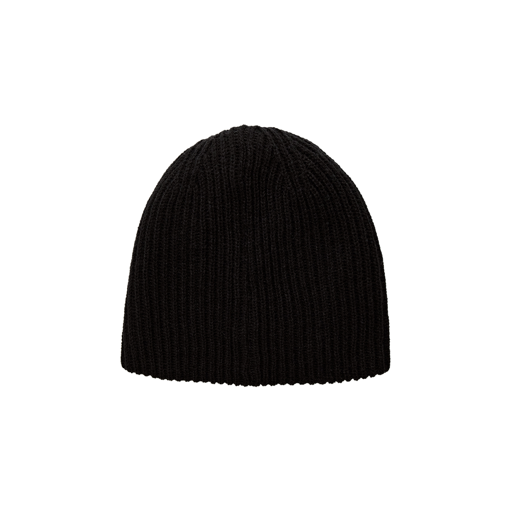 Polyteru - Knit Beanie (Ribbed Black) product image 2 | TRAB K-Fashion Australia