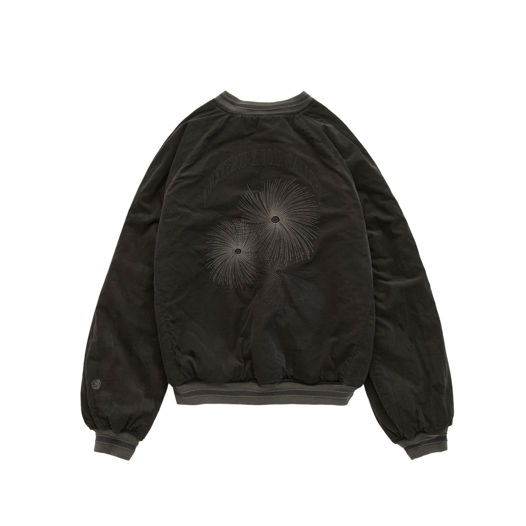 Polyteru - 1011 Reversible Floral Souvenir Bomber (Light Sage) product image 4 | TRAB K-Fashion Australia