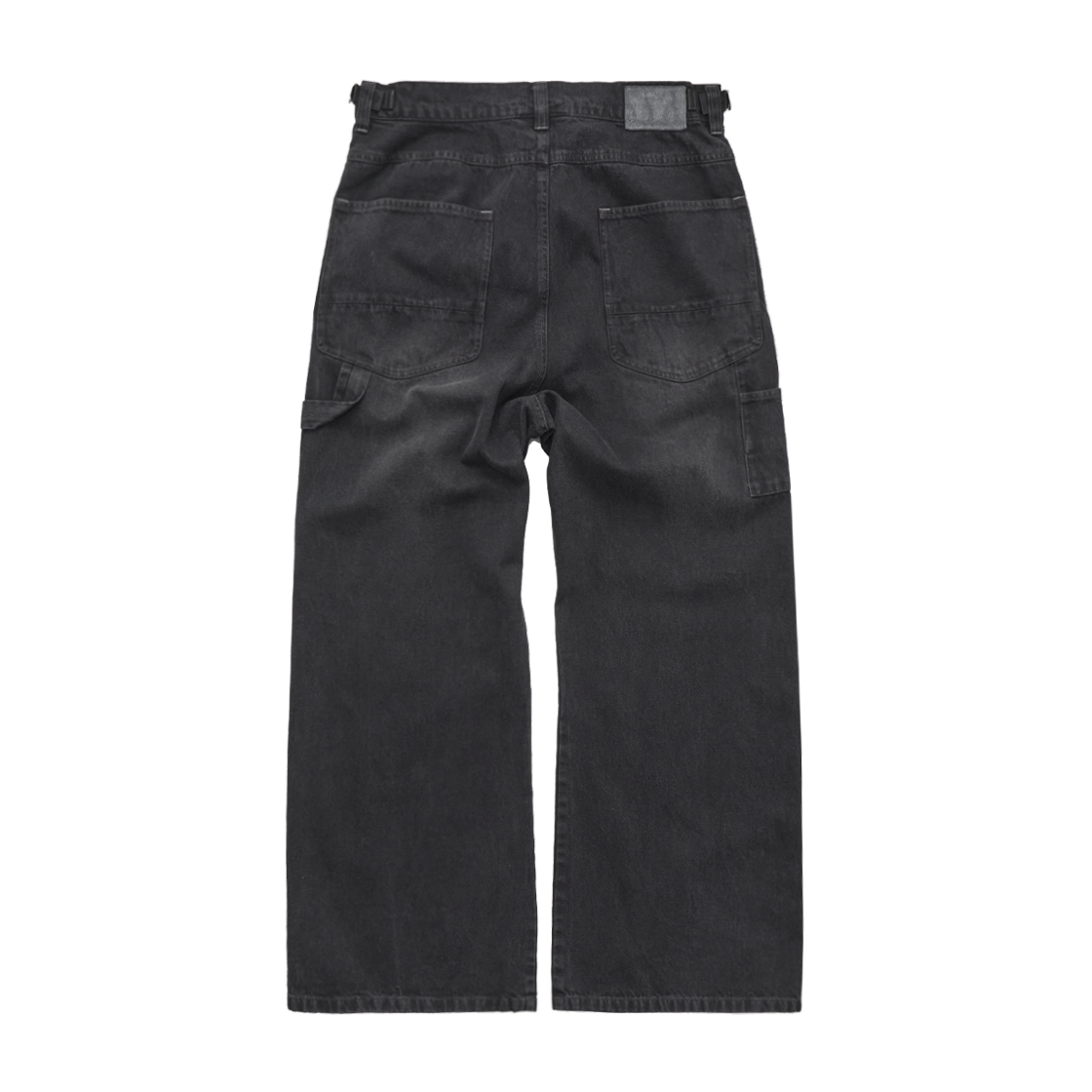 Polyteru - Damaged Carpenter Pants (Washed Black) product image 1 | TRAB K-Fashion Australia