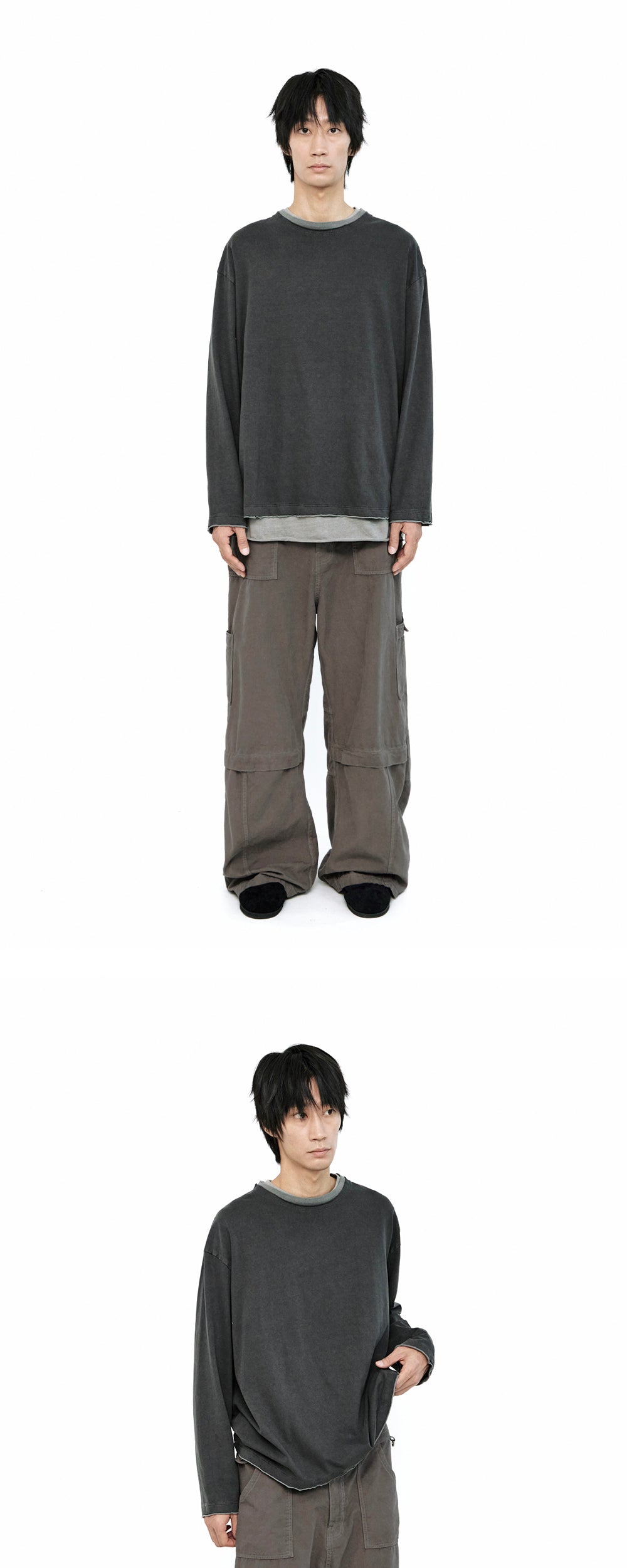 Polyteru - Middle Pants 2.0 (Mocha Brown) product image 3 | TRAB K-Fashion Australia