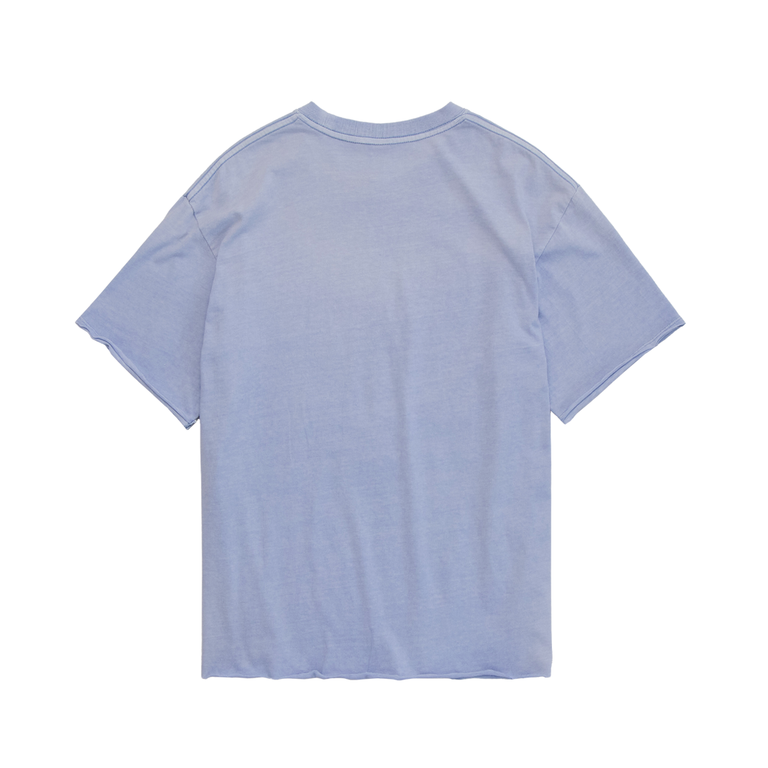 Polyteru - HANK Doodle Cat 1/2 Tee Raw Cut (Light Blue) product image 2 | TRAB K-Fashion Australia