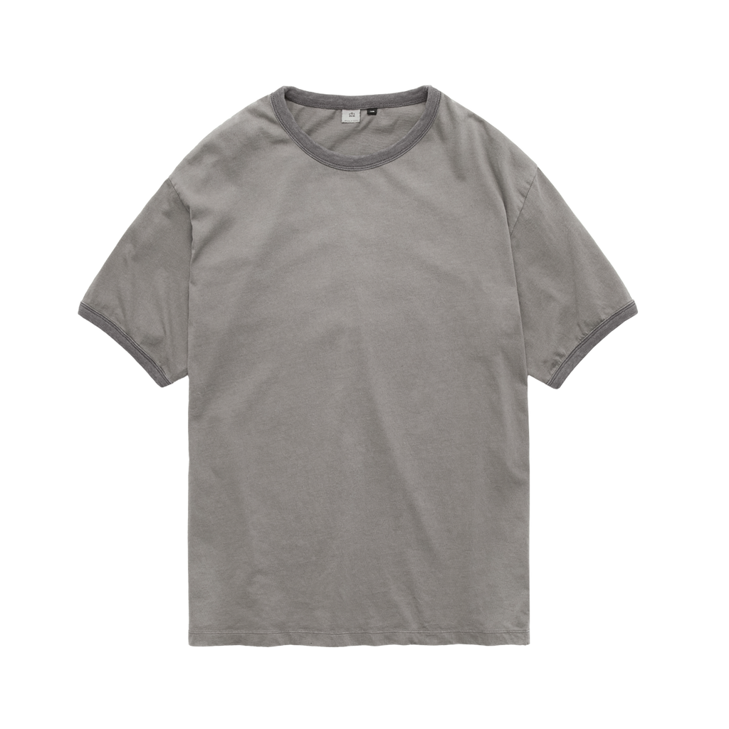Polyteru - 1/2 Ringer T-Shirt (Faded Gray) product image 1 | TRAB K-Fashion Australia