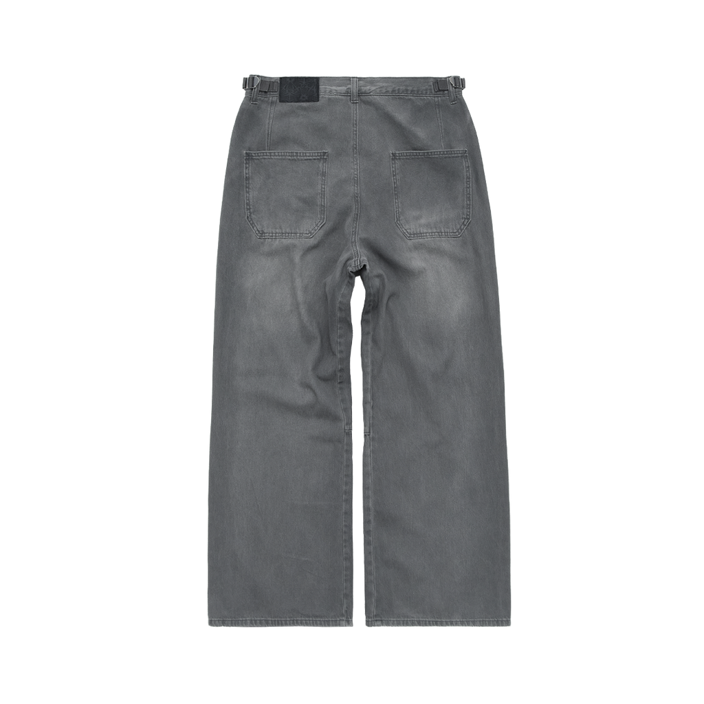 Polyteru - Coated Gosima Denim Pants (Gray) product image 2 | TRAB K-Fashion Australia
