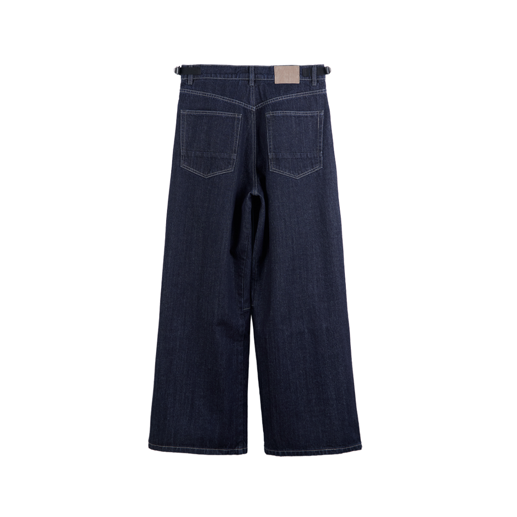 Polyteru - Gosima Denim Pants 1 (Wash Indigo) product image 2 | TRAB K-Fashion Australia