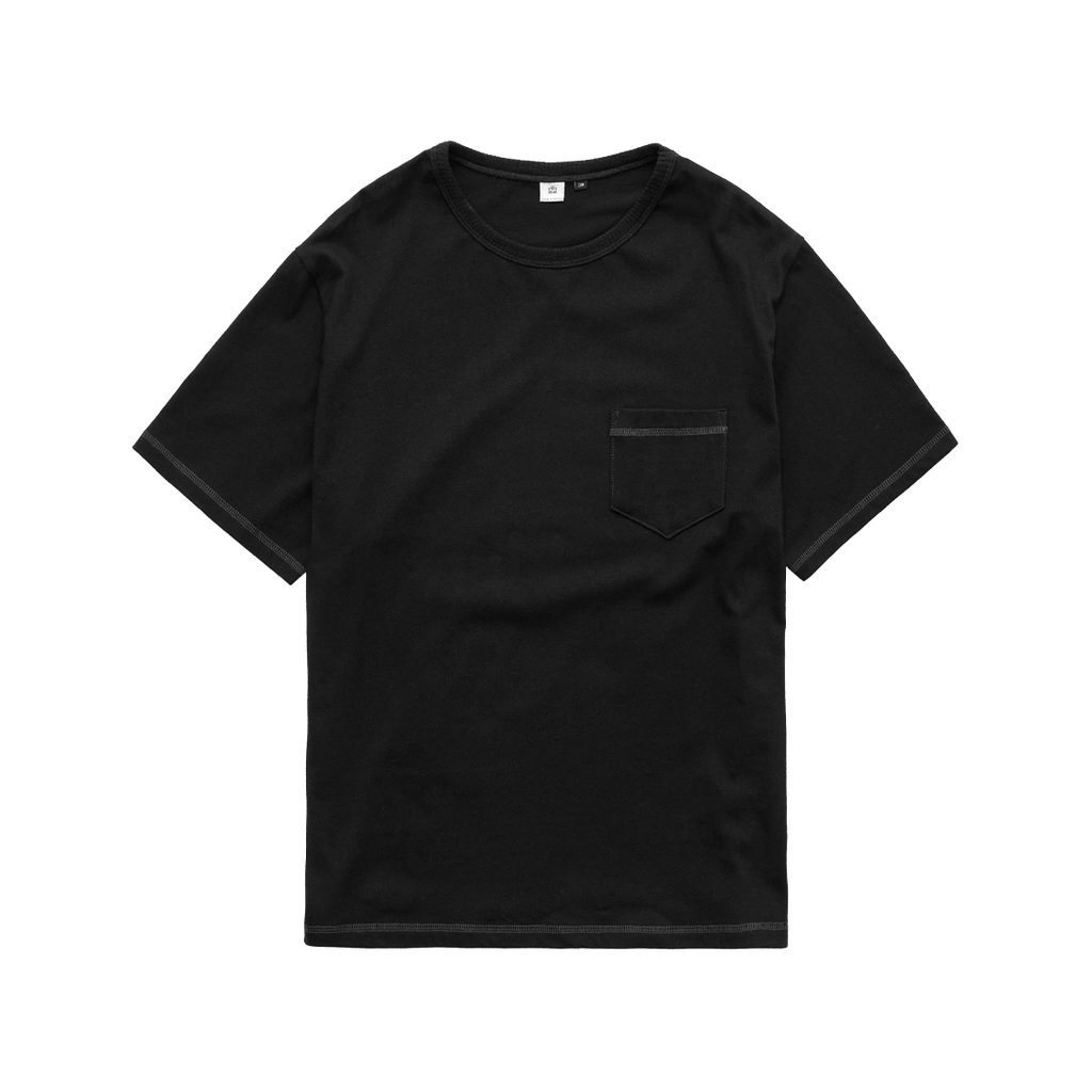 Polyteru - Stitched Pocket Tee (Black) product image 1 | TRAB K-Fashion Australia