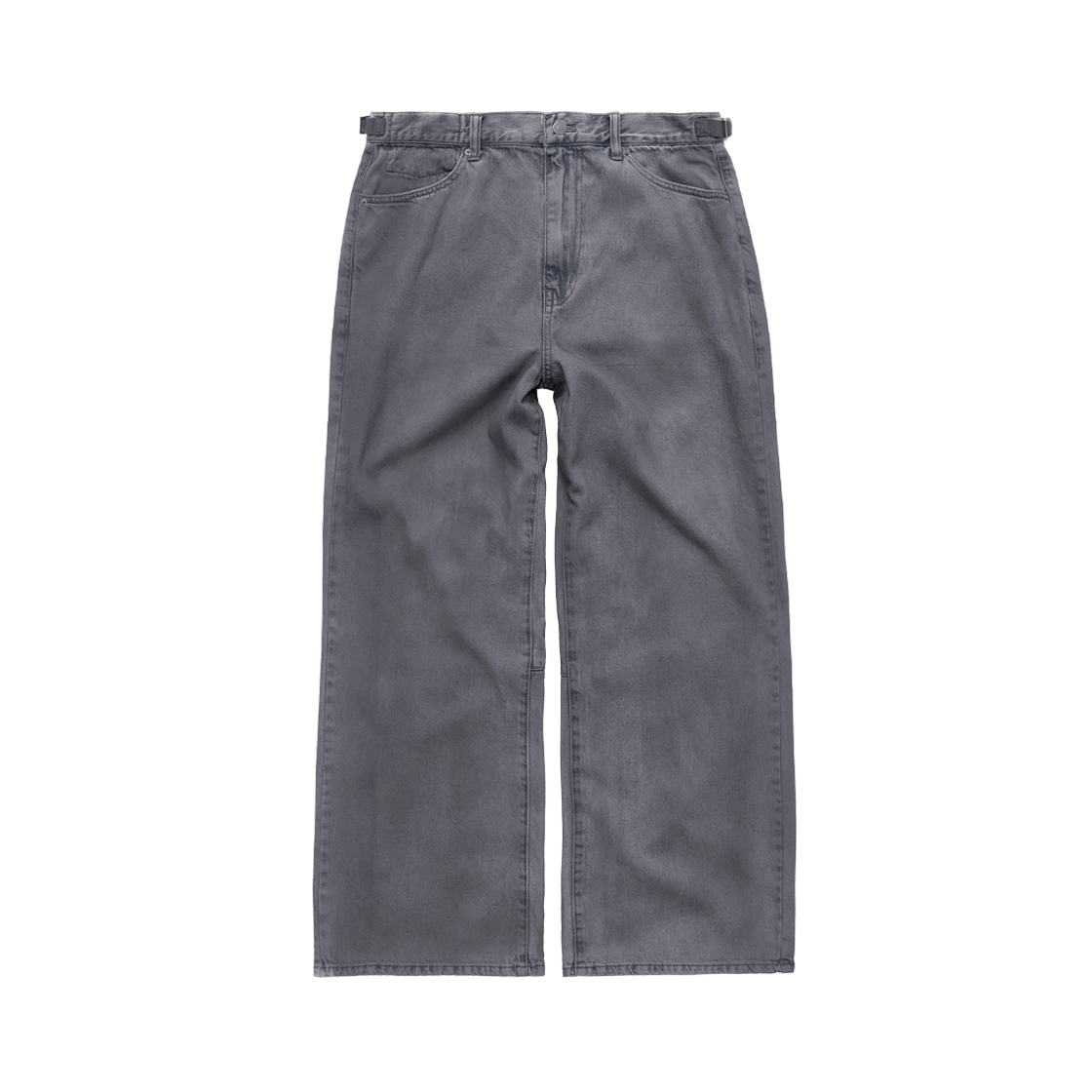 Polyteru - Oily Coated Gosima Denim Pants (Blue) product image 1 | TRAB K-Fashion Australia