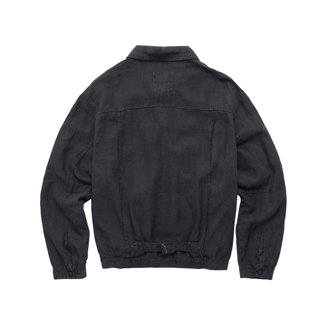 Polyteru - Linen Trucker Jacket (Ink Purple) product image 2 | TRAB K-Fashion Australia