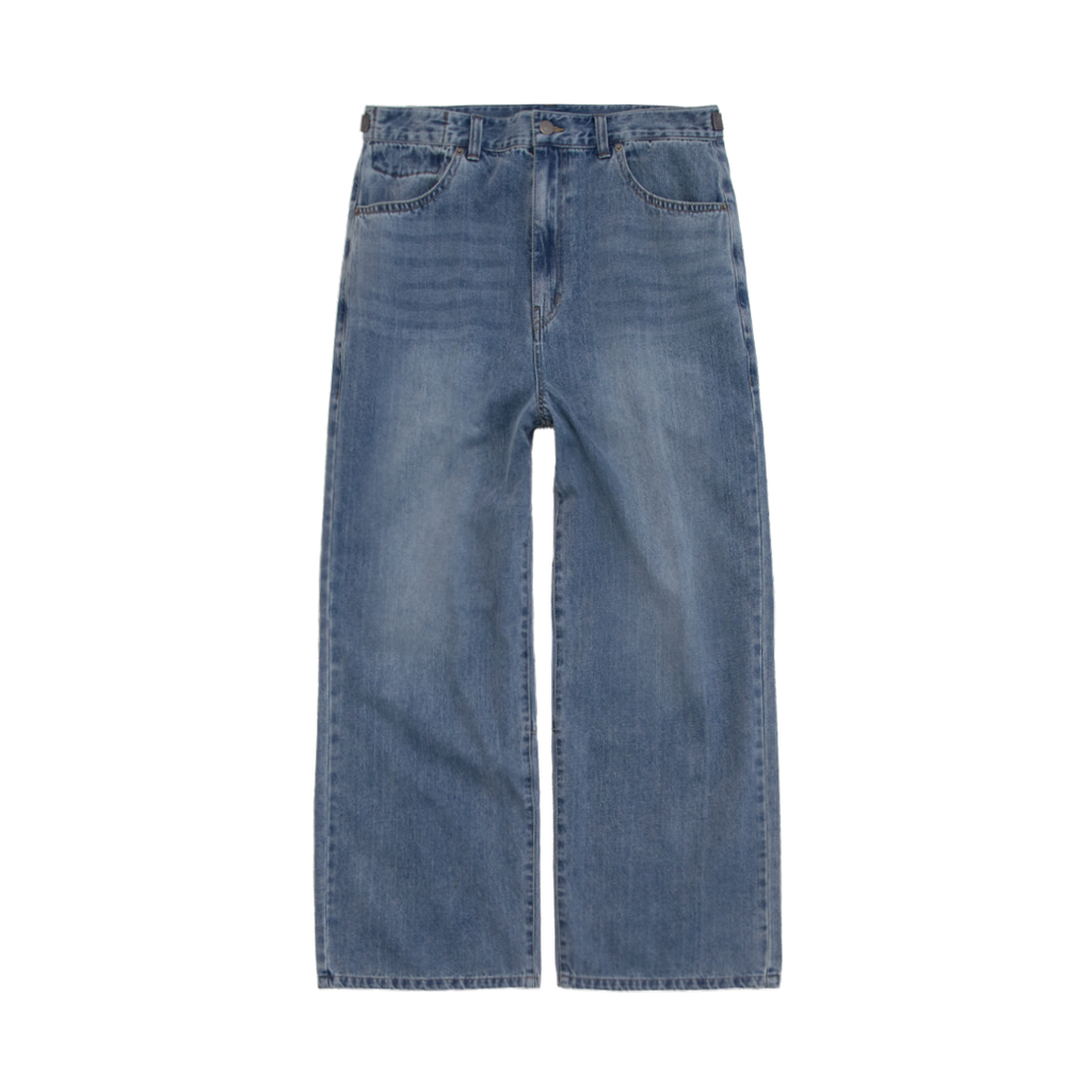 Polyteru - Gosima Denim Pants Washed (Blue 002) product image 1 | TRAB K-Fashion Australia