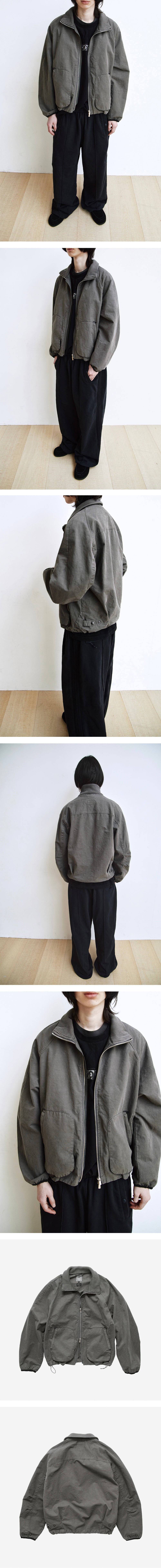 Polyteru - Rib Jacket (Sage Gray) product image 3 | TRAB K-Fashion Australia