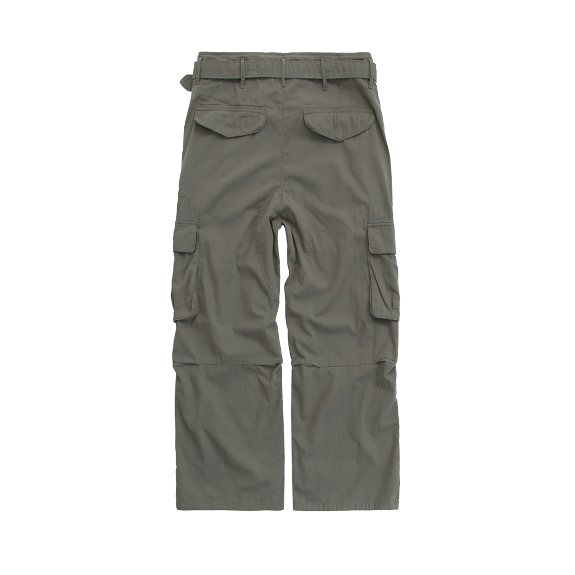 Polyteru - Belted Cargo Pants 1.2v (Olive Gray) product image 2 | TRAB K-Fashion Australia